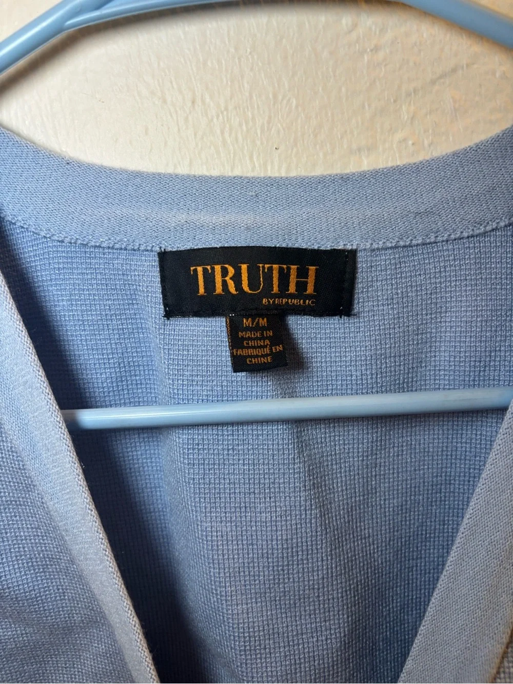 Truth Light Blue Men's Knit Vest